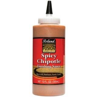 Roland Spicy Chipotle Finishing Sauce, 12 Ounce Squeeze Bottle (Pack 