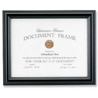  Lawrence Frames 11 by 14 Inch Black Diploma Frame, Domed 