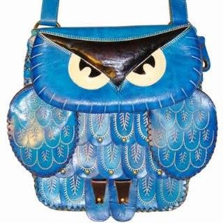 Lovely Owl Designs, Genuine Cowhide Leather Shoulder/crossbody Bag, a 