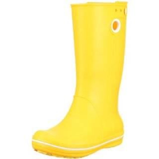    crocs Womens Crocband Jaunt Rain Boot,Yellow,9 W US