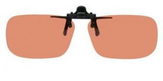 Polarized Clip on Flip up Plastic Sunglasses   Rectangle