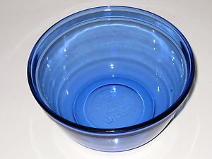 Cobalt Blue Anchor Hocking Mixing Bowl 1 5 Qt Pyrex Vintage Glassware Glass