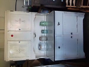 Antique Hoosier Cabinet Flour Mill Bin Vintage Kitchen Pantry