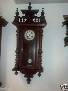 Beautiful Junghans Antique German Wall Clock C 1880 R A Pendulum