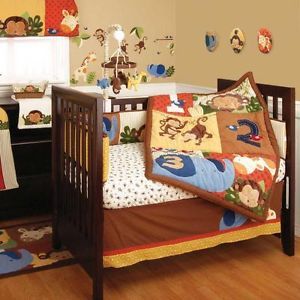 Baby Boy Jungle Crib Bedding Sets