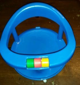 Safety First 1st Baby Infant Bath Tub Swivel Seat Ring Toy Bar Suction