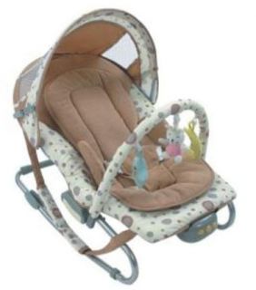 Baby Bouncer Rocker Chair Vibration Soothing Music Toys Pink Girl Blue Boy