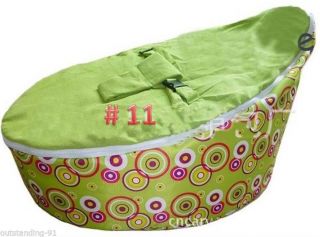 Lovely Green Baby Bean Bag Chair Bed for Infants Toddlers Kids Two Covers 11