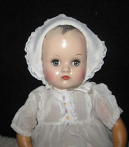 15" Antique Vintage Horsman Baby Doll Original Clothes