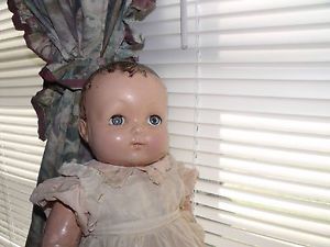 Vintage Effanbee Flirty Eye Baby Brights Doll Originial Clothing TLC Project