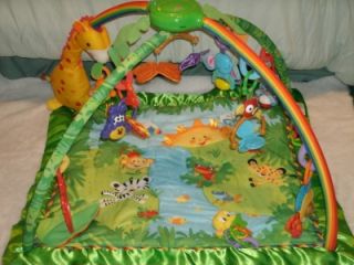 Fisher Price Rainforest Melodies Lights Deluxe Jungle Gym Wonderful Baby Gym