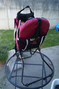 Rei Tag A Long Kids Only Backpack Baby Child Carrier Hiking Black Red Piggyback