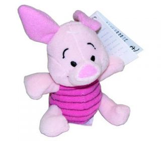 New Disney Winnie The Pooh Piglet Eyeore Tigger Baby Plush Doll Rattles Play PAL