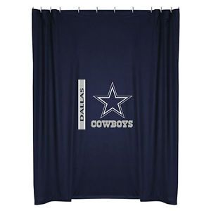 New NFL Dallas Cowboys Decorative Shower Curtain Football Bathroom Accessories
