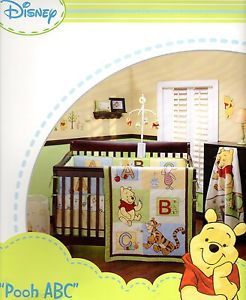 Winnie The Pooh Pooh's ABC 5 PC Crib Bedding Set New Collection