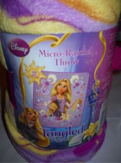 Disney Rapunzel Tangled Bedding Plush Throw Blanket