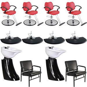 New Beauty Salon Equipment Styling Chair Mat Shampoo Bowl Sink Package EB 45B