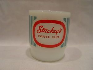 Fire King Stuckey's Coffee Club Stacking Advertising Coffee Mug