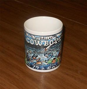Team NFL Dallas Cowboys Coffee Cup Custom Edge Mug Dallas Cowboys Cartoon Mug
