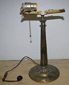 Antique Emeralite Table Desk Bankers Lamp Base 8734 Very RARE