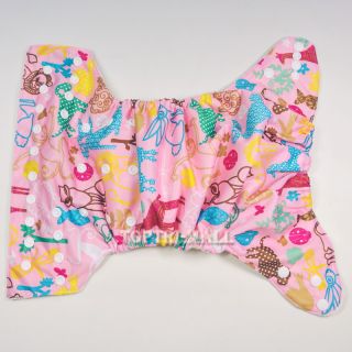 Hot 100 New Washable Lovely Baby Kids Bamboo Cloth Diaper Insert 155 "Animal"