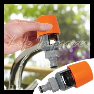 Garden Kitchen Tap Hose Fitting Connector Snap Action Multi Purpose Rubber Mixer