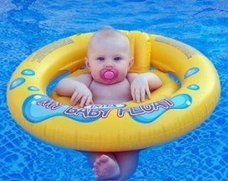 Adorable Water Fun Baby Pool Float Toy Infant Ring Toddler Safe Inflatable Ring