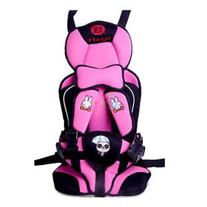 S5Q New Portable Baby Child Kids Car Safety Booster Seat Cover Harness Cushion