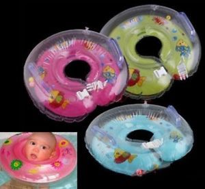 New Baby Aids Infant Swimming Neck Float Ring Safety Adjustable Inflatable