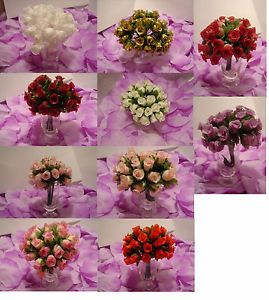 144 Pieces Mini Roses Wedding Craft Supply Favor Decorations Baby Shower DIY