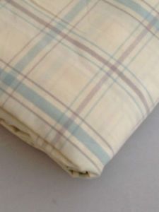 Queen Organic Wilshire Plaid Blue Cream Brown Duvet Comforter Cover Company Str