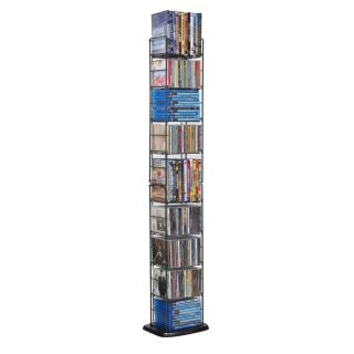 Storage Rack Atlantic Media Folding 153 CD Shelf Cabinet Unit Home Organization