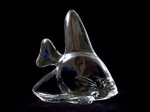 Vintage Steuben Crystal Art Glass Large Fish Figurine