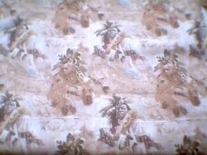 Curtain Valance Native American Indian Tribal Chiefs