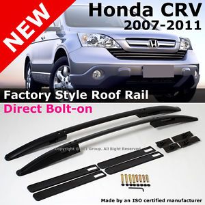 Honda CRV 07 11 Factory Style Black Roof Rack Rails Left Right Sides