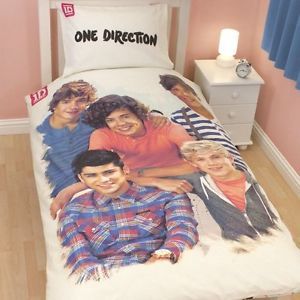 One Direction 1D Crush Bed Duvet Cover Set Single Bedding with Pillowcase New