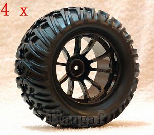 4X RC 1 10 Monster Bigfoot Car Truck Wheel Rubber Tyre Tire WJ87H8