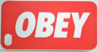 Obey Red and White Logo iPhone 4 4S and 5 Case Cover US Seller