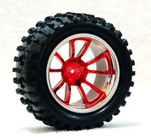 4X RC 1 10 Monster Bigfoot Car Truck Wheel Rubber Tyre Tire 3E4RF