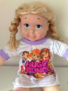 Vintage 1990 Playskool Hasbro My Buddy Kid Sister Blonde Doll in Hugga Bunch