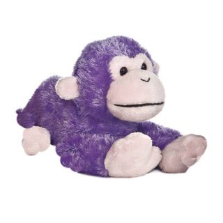 8" Aurora Plush Purple Monkey Mini Flopsie Jungle Stuffed Animal Toy 31311 New