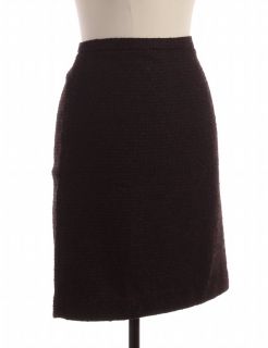 Ann Taylor Loft Outlet Black Tweed Pencil Skirt Sz 10