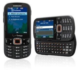 Samsung Intensity III U485 Black Verizon QWERTY Keyboard Texting Slide Phone