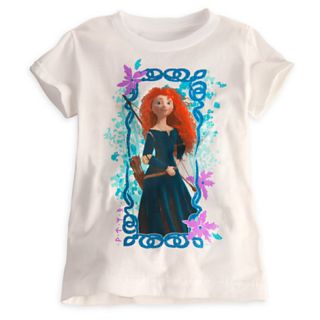  Brave Princess Merida Bow Arrow T Shirt Size 4 Girls Tee Gift New