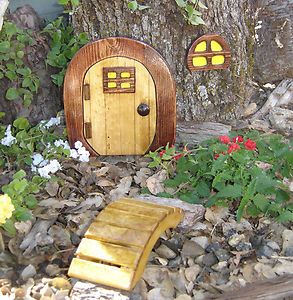 Miniature Garden Fairy Gnome Hobbit Elf Troll Door Dark Forest Kit