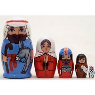 Russian Hand Painted Nested Dolls