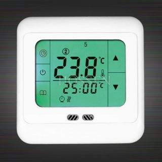 Touch Screen Floor Underfloor Thermostat for Water Electric Heating Systems