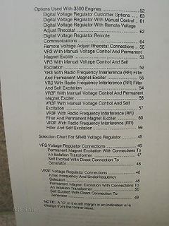 Cat Caterpillar Schematic SR4 SR4B Generators Voltage Regulators Manual