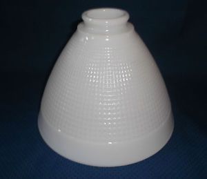 Old Vintage Hobnail White Milk Glass Lamp Shade Oil Lamp Thumb Print ...