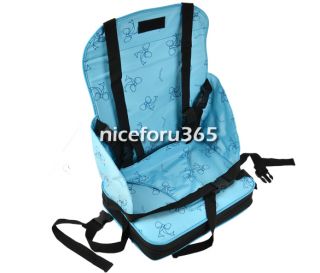 Portable Dining Chair Booster Fold Up Seat Cushion Bag Baby Toddlers Hot Sale